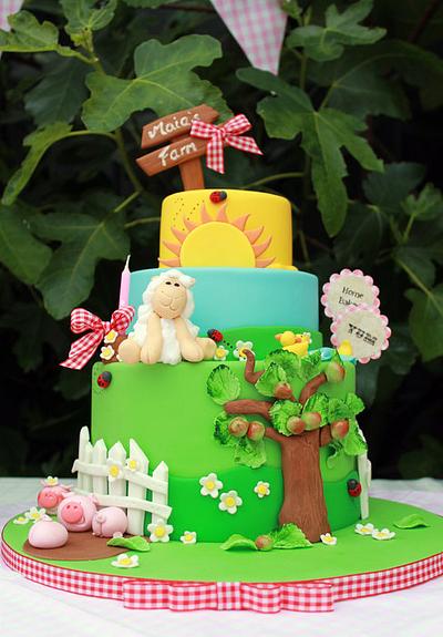 Farm Cake - Cake by CalamityCakes
