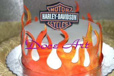 Harley Davidson Cake - Cake by Magda Martins - Doce Art