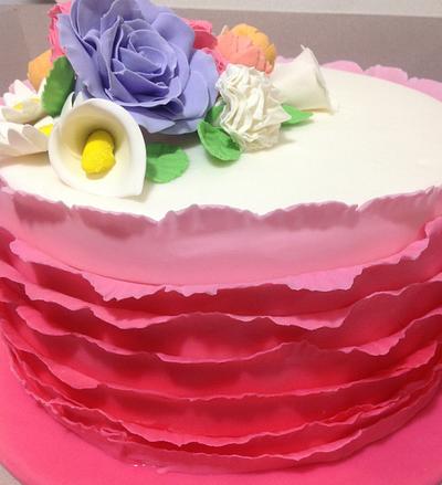 Ruffles cake - Cake by jamedelight