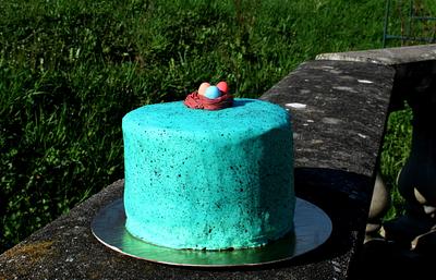 Speckled egg cake - Cake by Aurélie's Cakes
