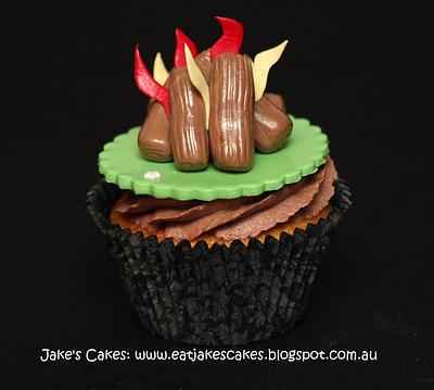 Fishing and Camping cupcakes - Cake by Jake's Cakes