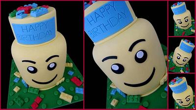 Lego Head Cake - Cake by Veronika