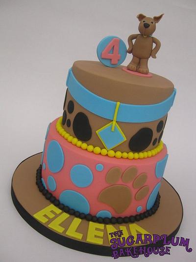 2 Tier Scrappy Doo / Scooby Doo Birthday Cake - Cake by Sam Harrison