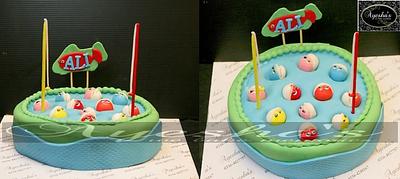 fishing game  - Cake by Ayesha 