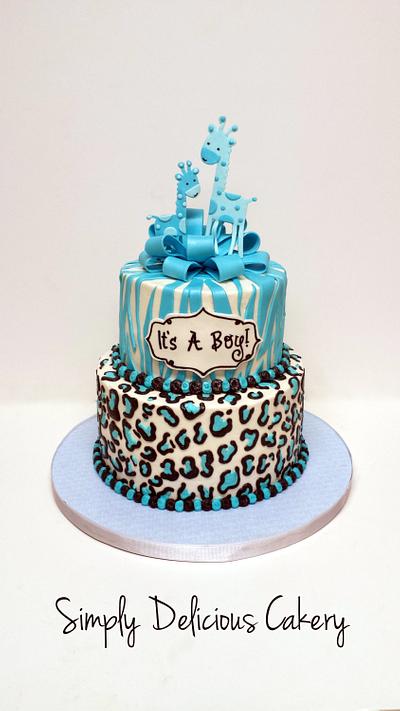 Baby Jungle Love - Cake by Simply Delicious Cakery