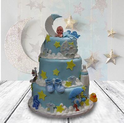 Baby Moon - Cake by MsTreatz