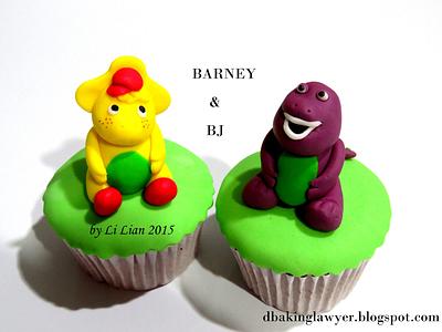 Barney & BJ Cupcakes - Cake by LiLian Chong