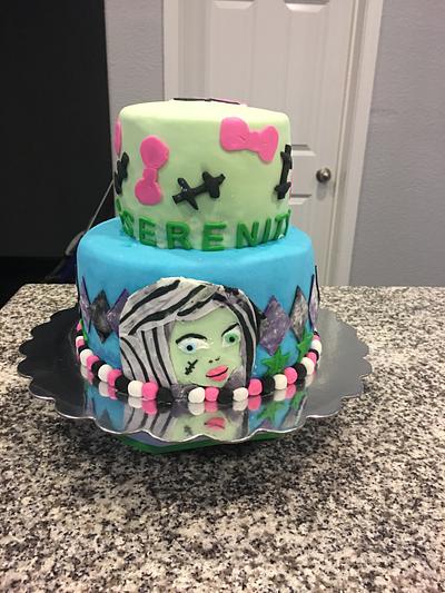 Frankie Stein Monster High Cake  - Cake by Yezidid Treats