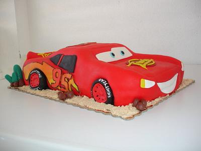 Lightning McQueen 1 - Cake by Vera Santos