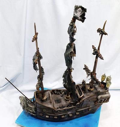 Pirates of the Caribbean : Black Pearl Cake - Cake by Star Cakes