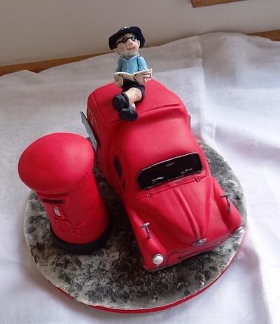 Vintage Royal Mail Van - Cake by Fifi's Cakes