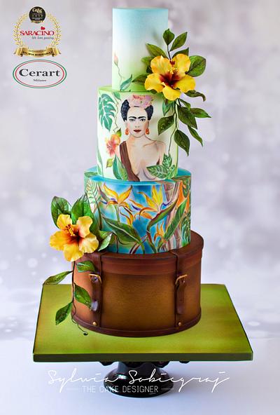 Frida Kahlo Wedding Cake - Cake by Sylwia Sobiegraj The Cake Designer