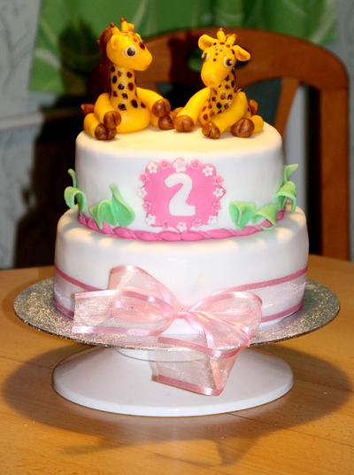 giraffes - Cake by Jiřina Matějková