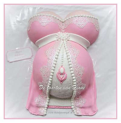 Baby shower girl - Cake by Diane75