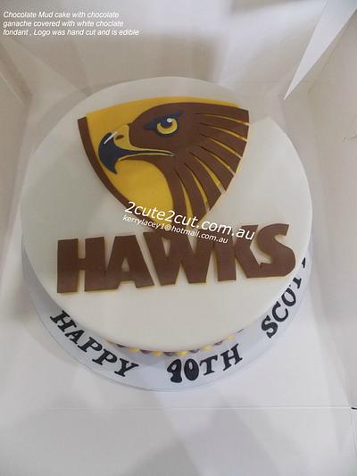 Hawks - Cake by Kerry Lacey