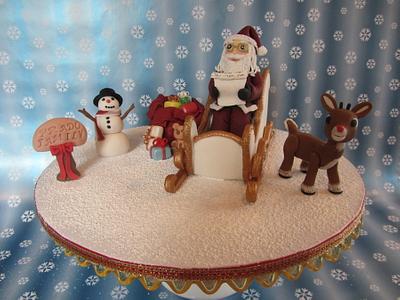 Christmas Cake Topper - Cake by Cake Creations by ME - Mayra Estrada