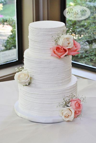 Rustic Wedding Cake! - Cake by Leila Shook - Shook Up Cakes