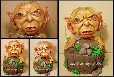 Gollum/Smeagol cake The Hobbit - Cake by Sweet Catastrophe Cakes