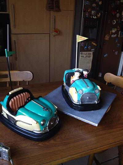 bumper car cake - Cake by susan joyce