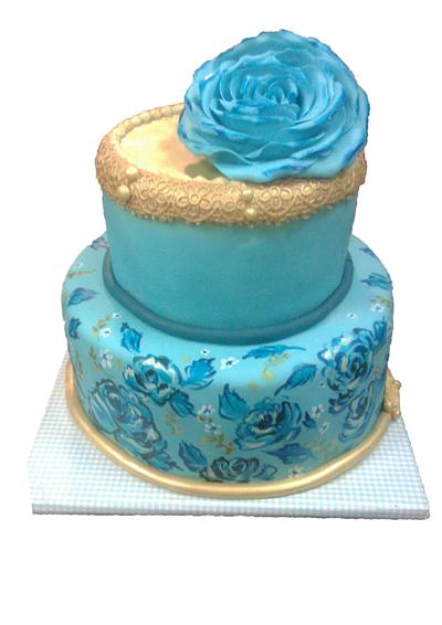 blue love - Cake by Martina Bikovska 