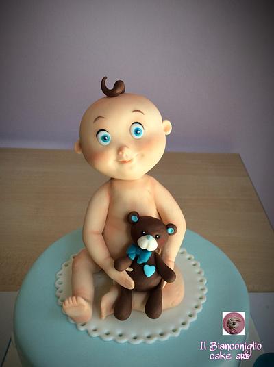 Sweet's baby for baptism - Cake by Carla Poggianti Il Bianconiglio