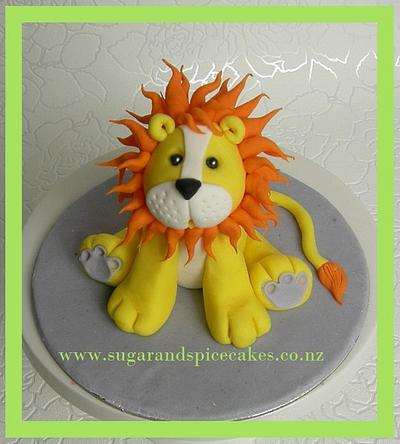 Leopold Lion Cake Topper ~ - Cake by Mel_SugarandSpiceCakes