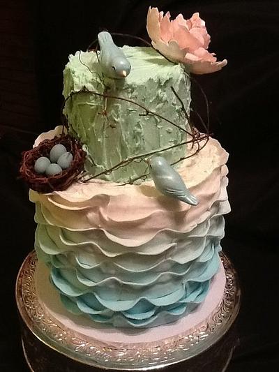 Wedding birds - Cake by John Flannery