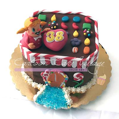 Candy Crush Saga - Cake by Eliana Cardone - Cartoon Cake Village