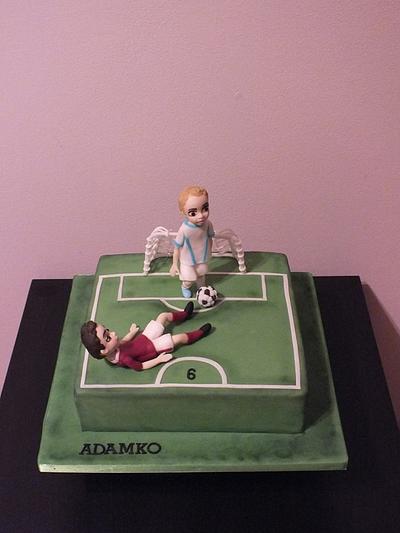 football cake - Cake by Janeta Kullová