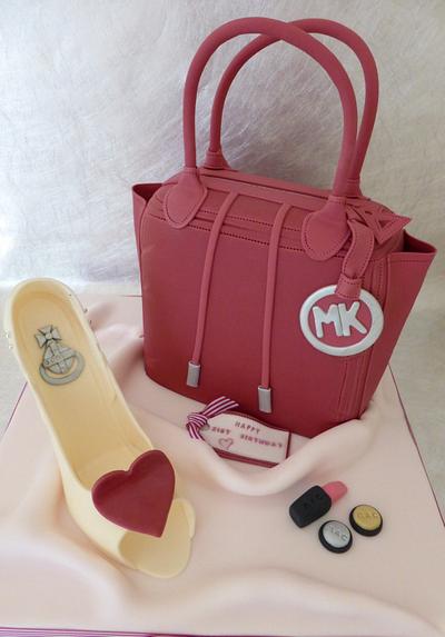 Shoe & Handbag cake - Cake by Deborah