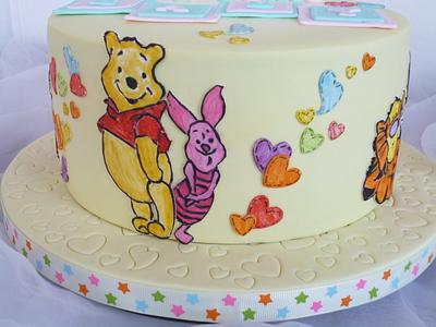 Winnie the Pooh Baby Shower - Cake by Hilz