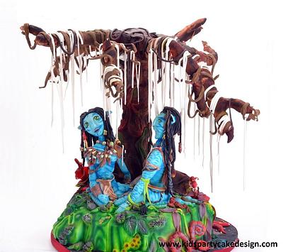 Avatar cake  - Cake by Maria  Teresa Perez