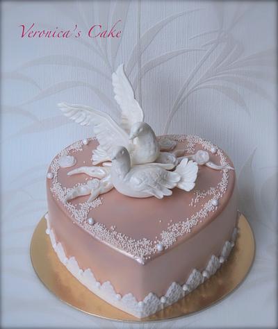 Dove cake - Cake by Veronica22