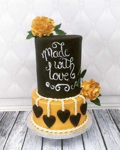 Rustic wedding theme cake  - Cake by Isabelle86