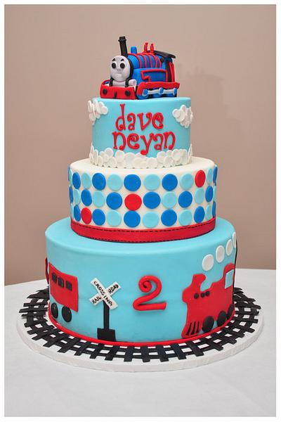 Thomas the train cake - Cake by Spring Bloom Cakes