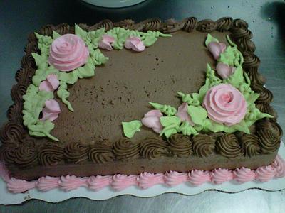 Cake with Roses - Cake by Ana