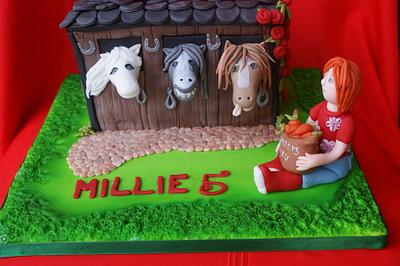 Pony Stable Cake - Cake by Emilyrose