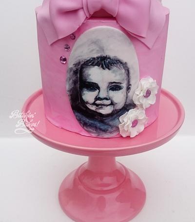 My daughter Cara's christening cake - Cake by fitzy13