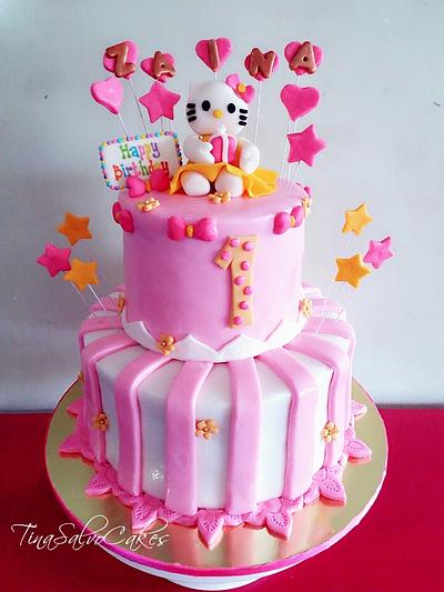 Hello Kitty Cake - Cake by Tina Salvo Cakes