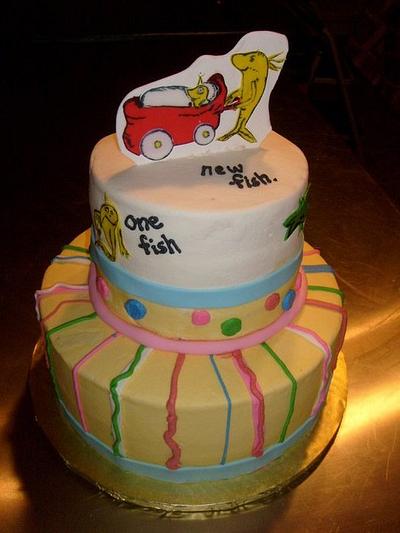 Seuss Baby Shower - Cake by Pamela