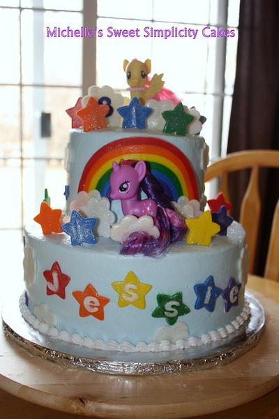 My Little Pony Rainbow Cake - Cake by Michelle