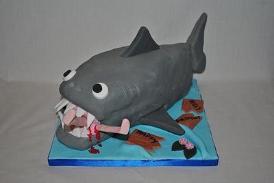 Shark cake - Cake by Donna Wood