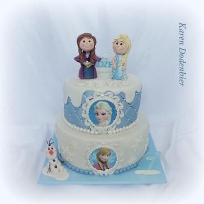 Another Frozen cake! - Cake by Karen Dodenbier