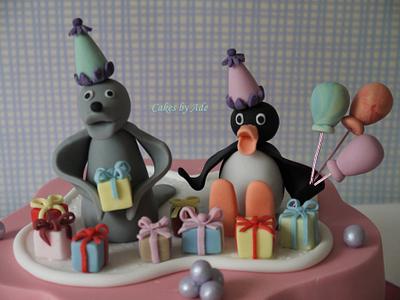 'Pingu' 3rd birthday cake - June 2011 - Cake by Cakes by Ade