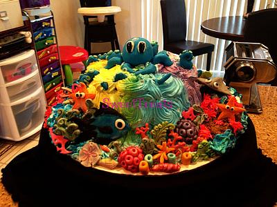 Ocean Cake - Cake by Tiffany McCorkle