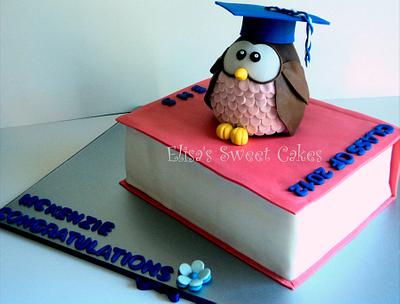 EHS Graduation Cake - Cake by Elisa's Sweet Cakes
