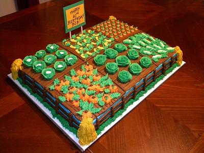 Garden Sheet Cake - Cake by Jennifer Leonard