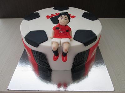 Мanchester United Fan - Cake by sansil (Silviya Mihailova)