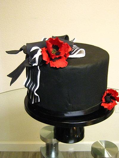 Gumpaste Ribbon Cake - Cake by Cakeicer (Shirley)