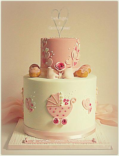 "It's a girl ! " - Cake by Cinzia Chitarroni